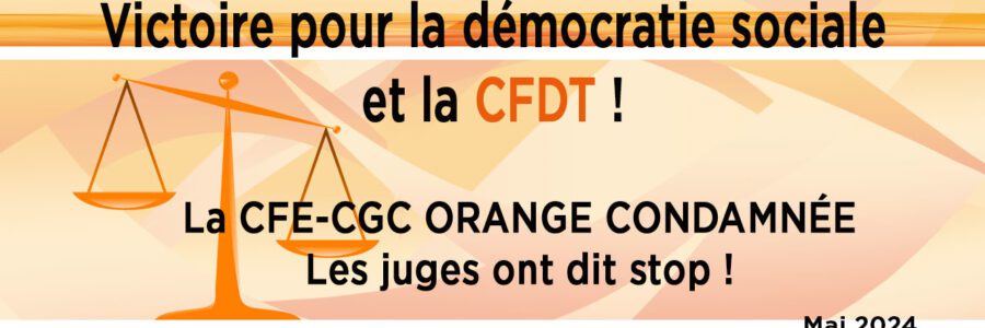Victoire pour la démocratie sociale et la CFDT !