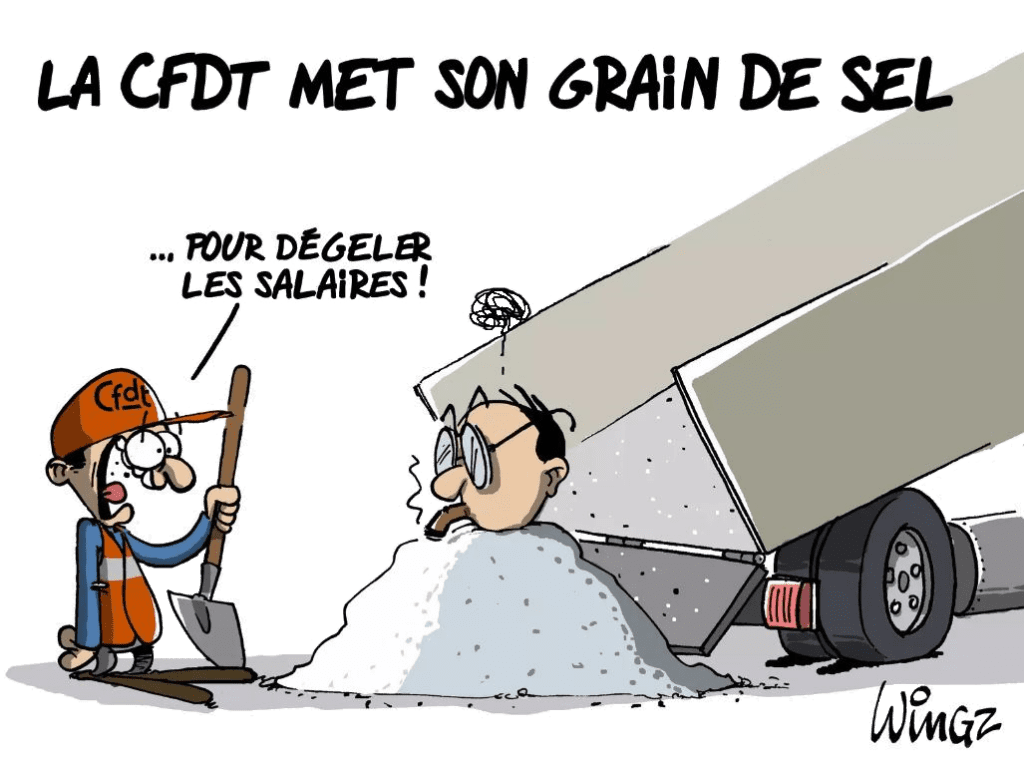 LA CFDT MET SON GRAIN DE SEL
Pour dégeler les salaires !
WINGZ