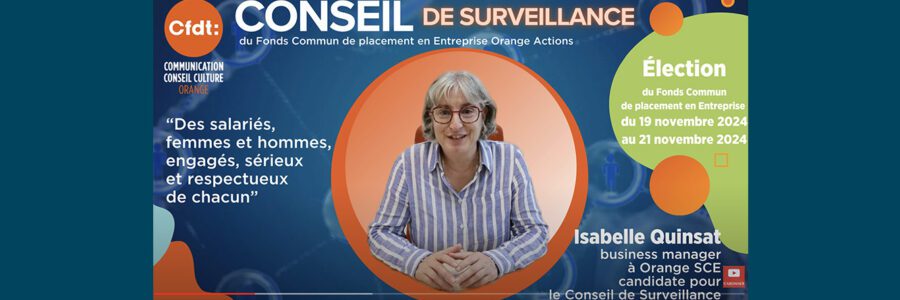 Conseil de Surveillance : en 2 mots avec Isabelle