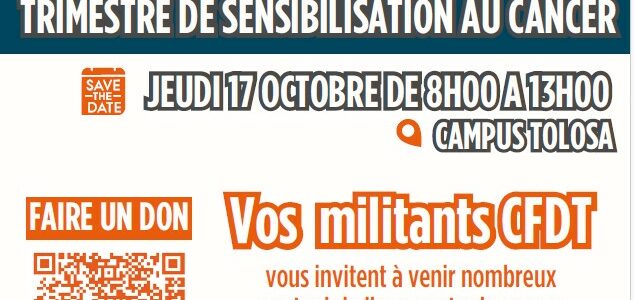 TRIMESTRE DE SENSIBILISATION AU CANCER