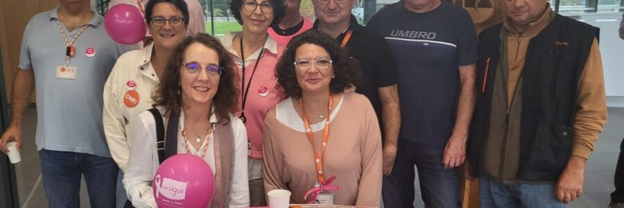 LA CFDT Orange Midi-Pyrénées mobilisée pour octobre rose