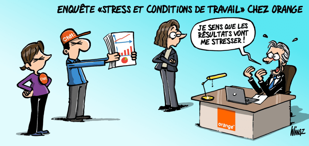 ENQUÊTE DU COMITÉ NATIONAL DE PRÉVENTION DU STRESS : LES SALARIÉS D’ORANGE POURRONT S’EXPRIMER À PARTIR DU 2 DÉCEMBRE SUR LEURS CONDITIONS DE TRAVAIL

