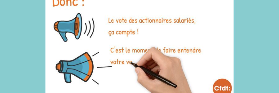 Le vote des actionnaires ça compte !