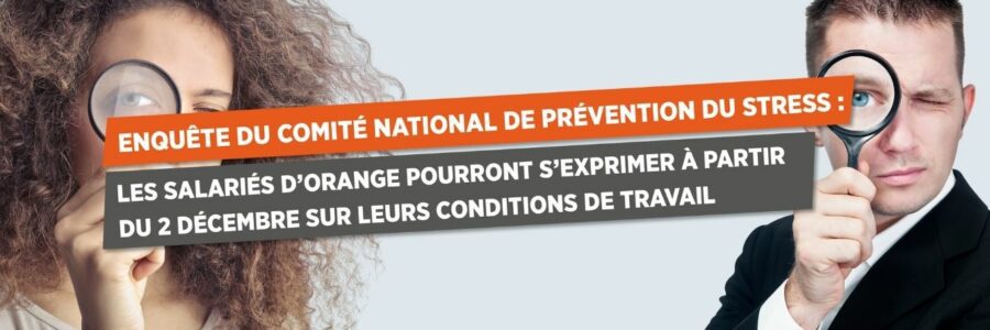 ENQUÊTE DU COMITÉ NATIONAL DE PRÉVENTION DU STRESS