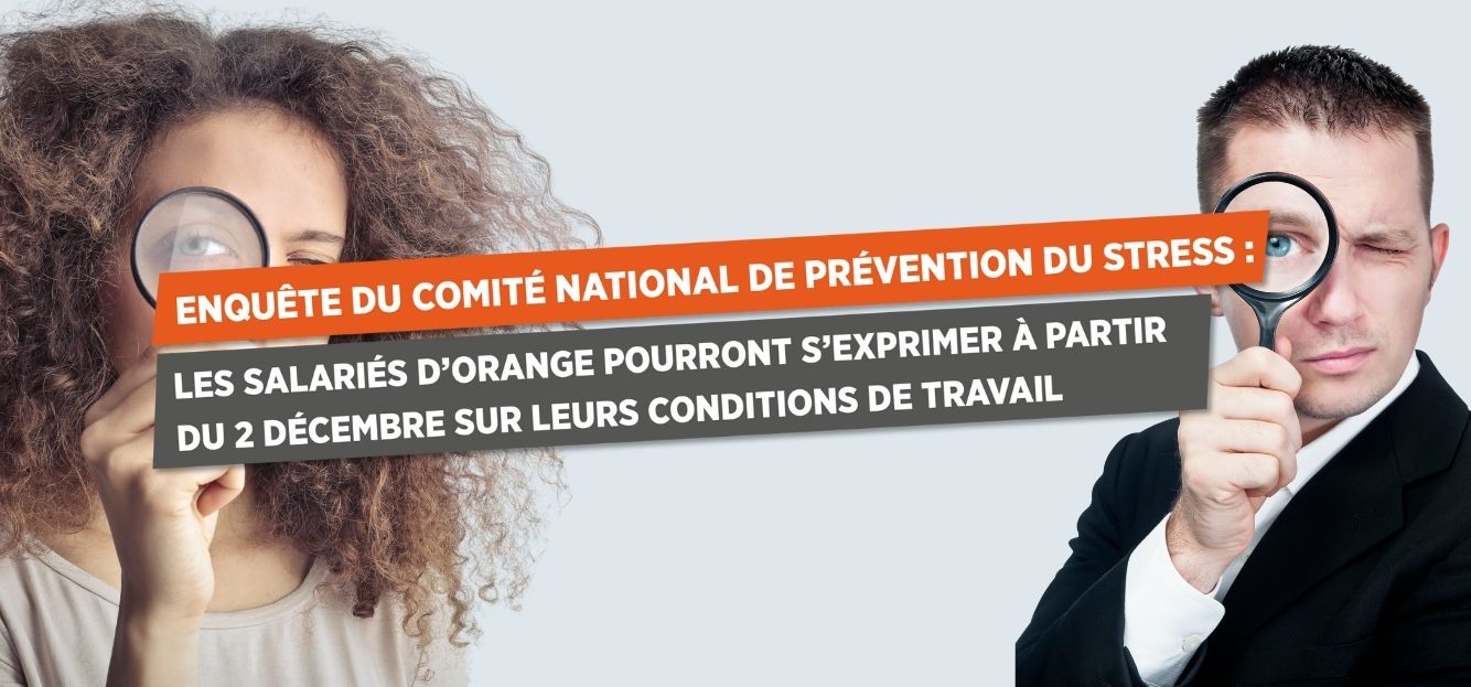 ENQUÊTE DU COMITÉ NATIONAL DE PRÉVENTION DU STRESS