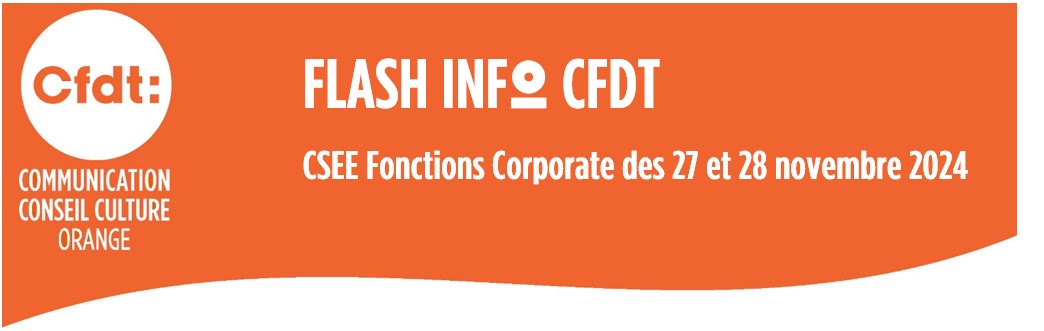 FLASH INFO /CSEE Fonctions Corporate