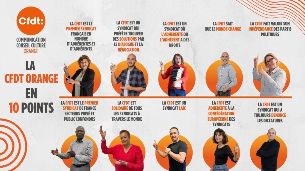 La CFDT Orange en 10 points